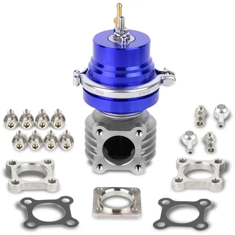 Blue Universal 46Mm 14Psi 4-Bolt On Turbocharger External Wastegate Spring T11 1