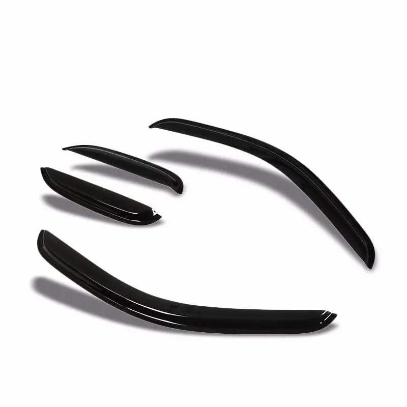 Smoke Tinted Side Window Wind/Rain Vent Deflectors Visors For 07-13 Silverado 1