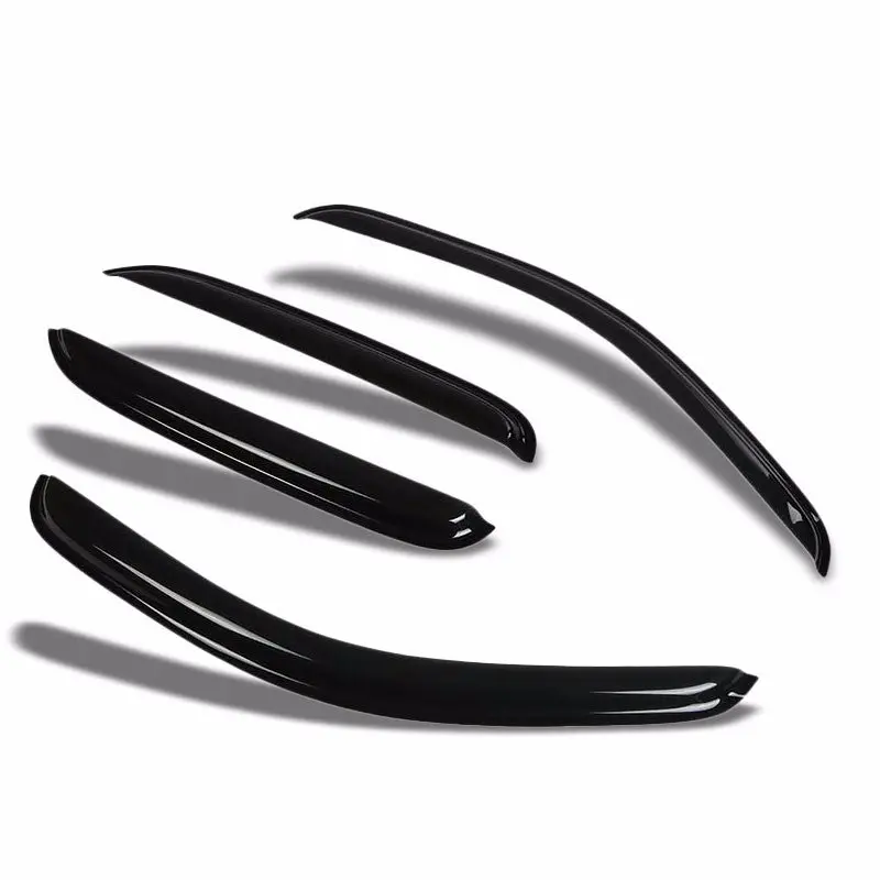 Smoke Tinted Side Window Wind/Rain Vent Deflectors Visor Guard For Chevy/Gmc 4 Door 1