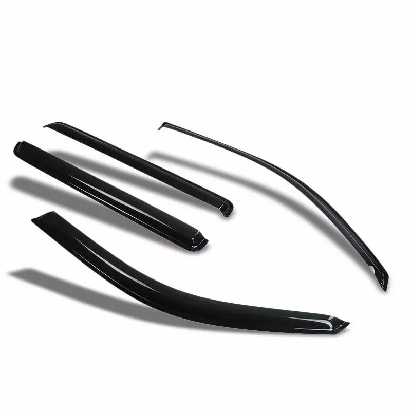 Smoke Tinted Side Window Wind/Rain Vent Deflector Visors Guard For Chevy 02-06 Trailblazer 1