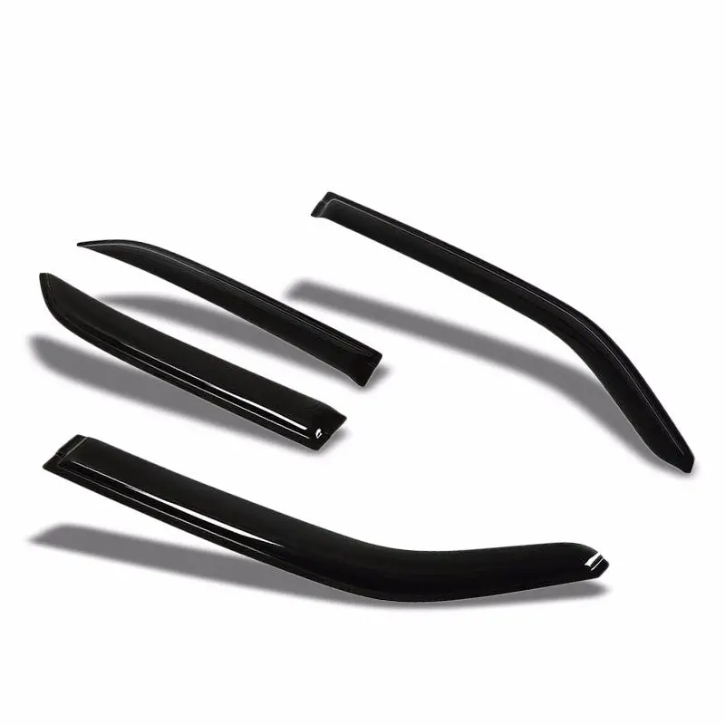Smoke Tinted Side Window Wind/Rain Vent Deflectors Visor Guard For Chryler/Dodge 4 Door 1