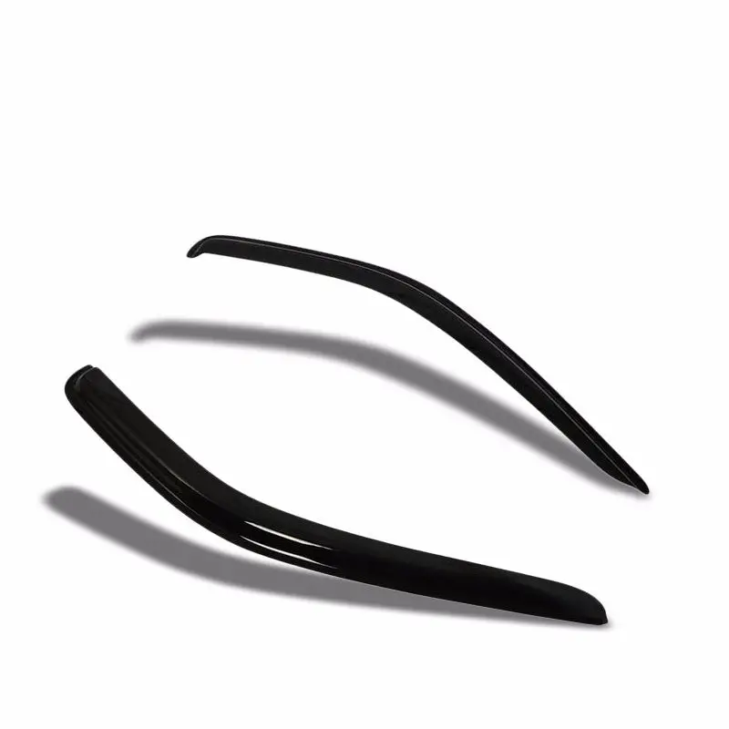Smoke Tinted Side Window Wind/Rain Vent Deflectors Visors Guard For Dodge 05-10 Dakota 1