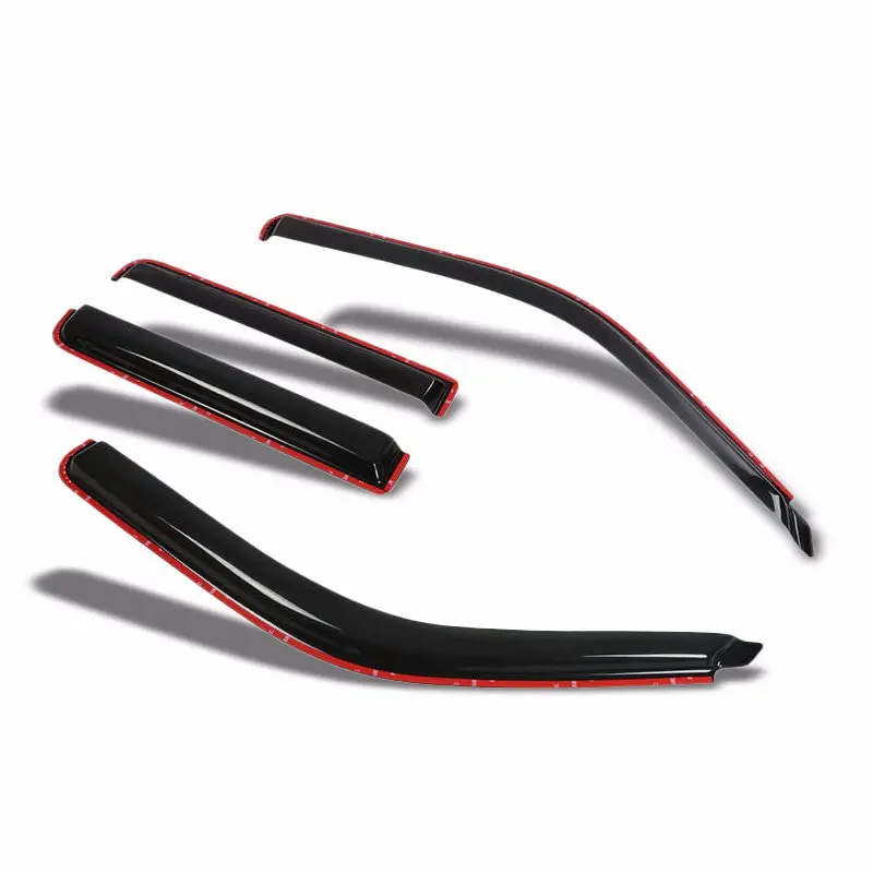 Smoke Tinted Window Rain Deflectors Visors Guard For 97-01 Mountainer Sport 4Dr 1