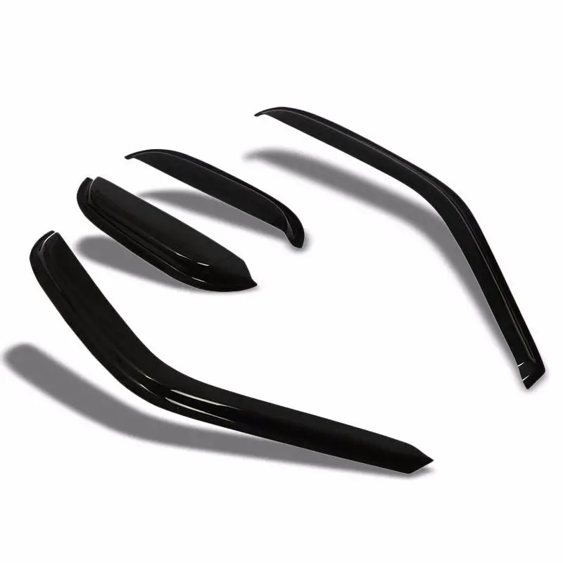 Smoke Tinted Side Window Wind/Rain Vent Deflectors Visors Guard For 99 F-150 1