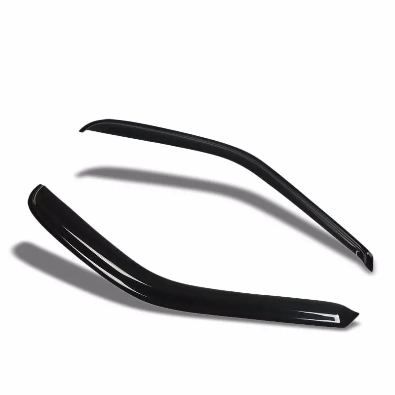 Smoke Tinted Side Window Wind/Rain Vent Deflectors Visor Guard For Ford 97-03 F-150/F-250 4 Door 1