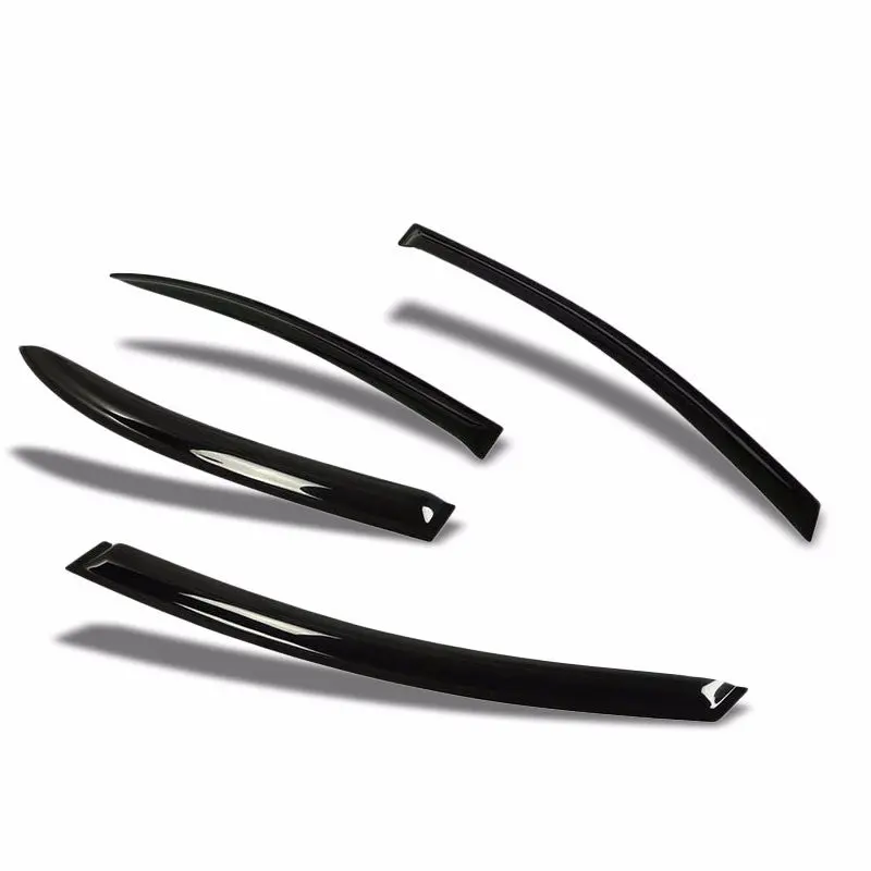 Smoke Tinted Side Window Wind/Rain Vent Deflectors Visor Guard For Honda 06-11 Civic Sedan 4 Door 1