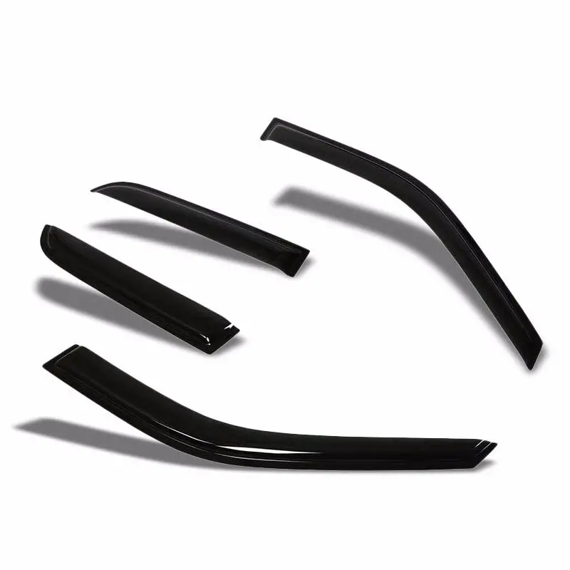 Smoke Tinted Side Window Wind/Rain Vent Deflectors Visors Guard For Honda 02-06 Cr-V 1