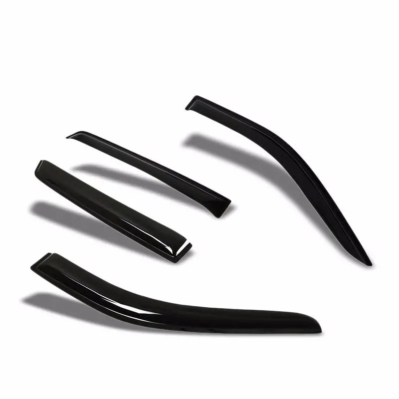 Smoke Tinted Side Window Wind/Rain Vent Deflectors Visors Guard For 01-06 Santa Fe 1