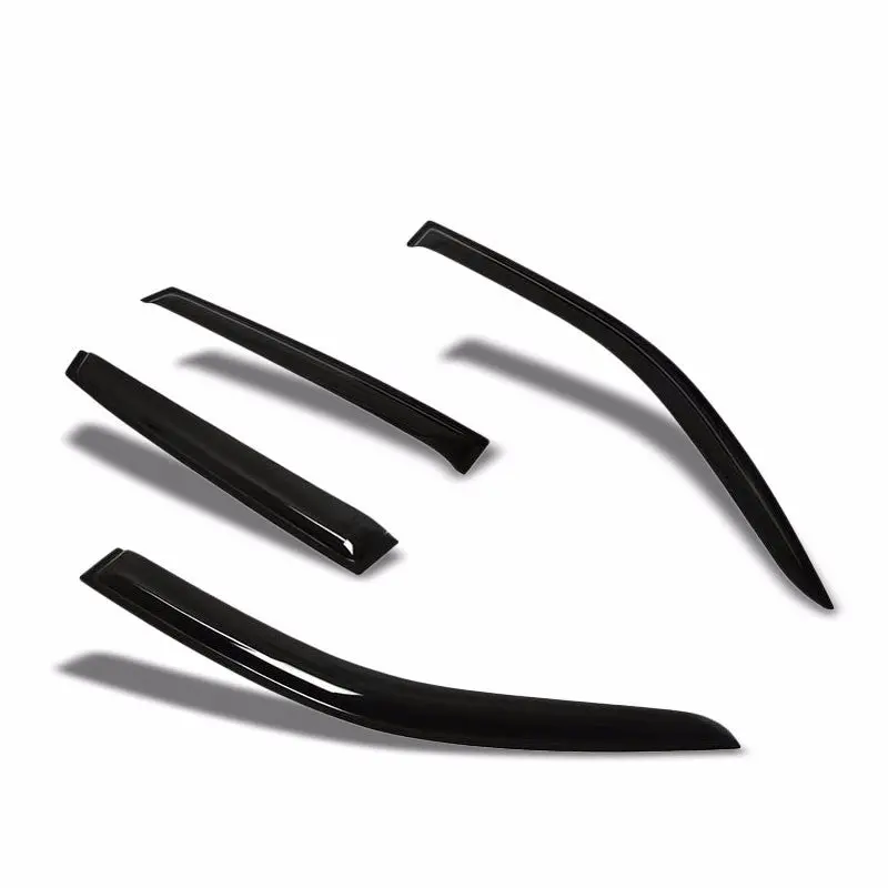 Smoke Tinted Side Window Wind/Rain Vent Deflectors Visors Guard For 05-09 Tucson 1