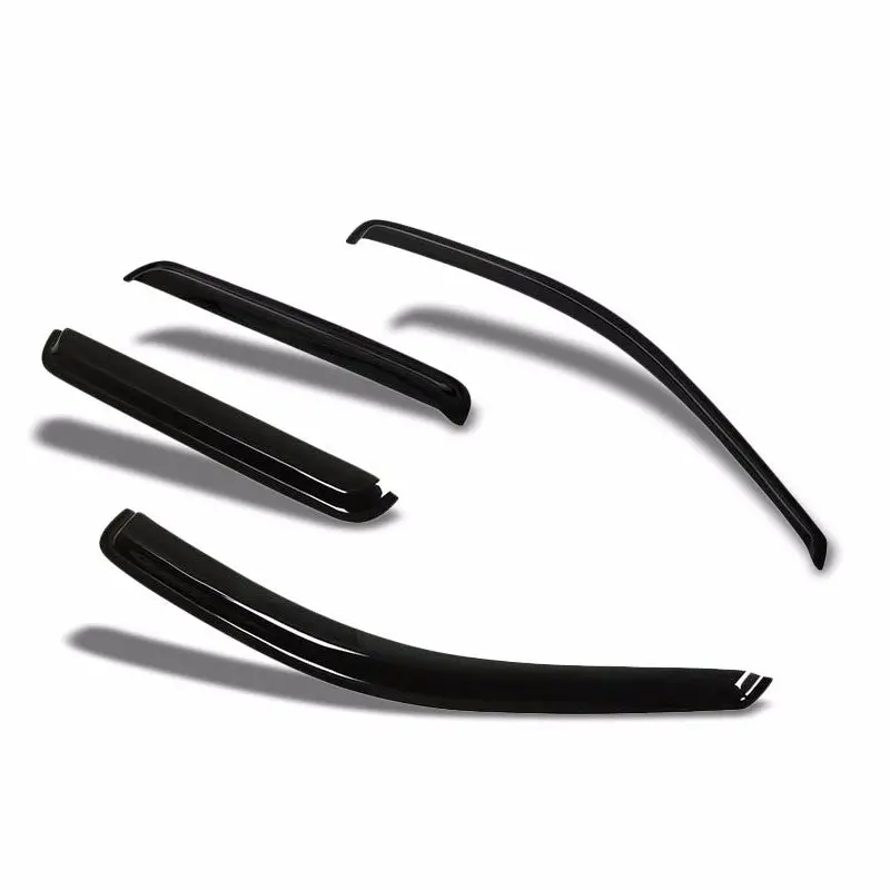 Smoke Tinted Side Window Wind/Rain Vent Deflectors Visors Guard For Jeep 99-04 Grand Cherokee 1