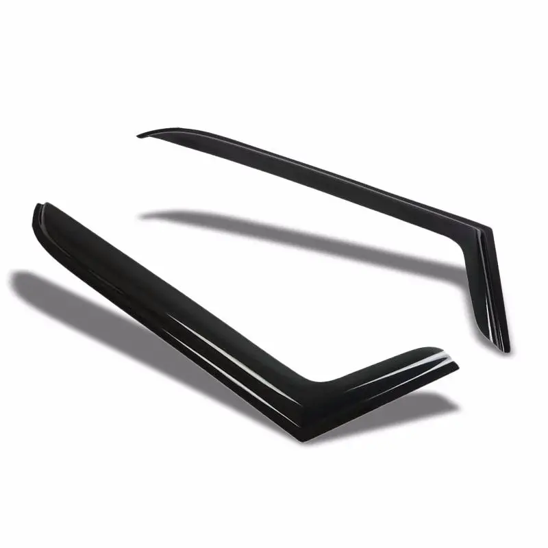 Smoke Tinted Side Window Wind/Rain Vent Deflectors Visors Guard For Jeep 97-06 Wrangler 1