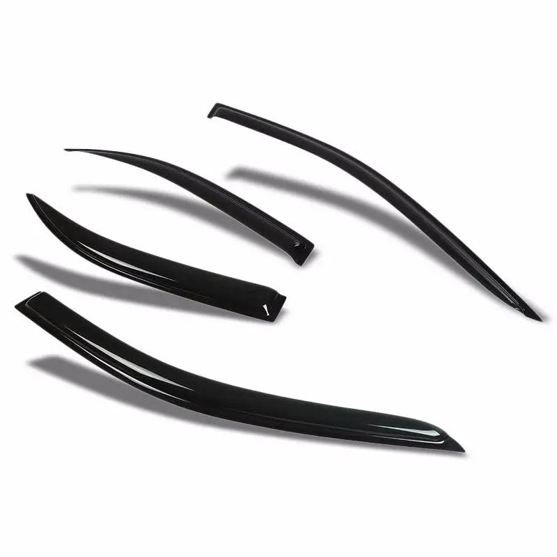 Smoke Tinted Side Window Wind/Rain Vent Deflectors Visor Guard For Mazda 03-07 Mazda Sendan 4 Door 1