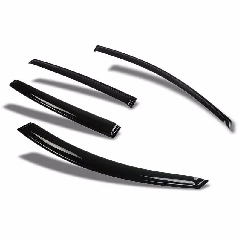 Smoke Tinted Side Window Wind/Rain Vent Deflectors Visor Guard For Nissan 07-12 Alitma Sedan 4 Door 1