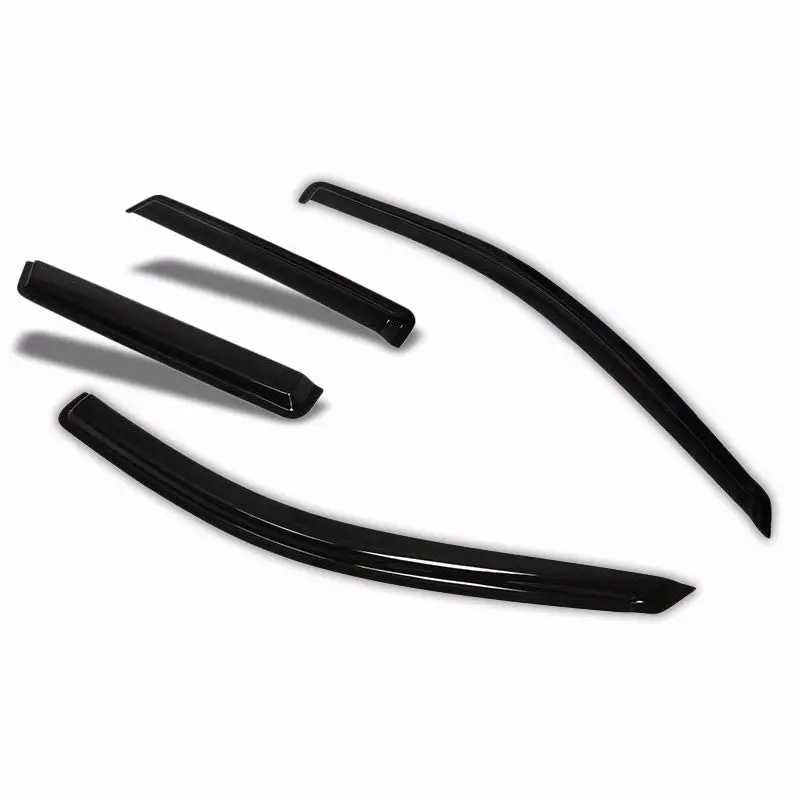 Smoke Tinted Side Window Wind/Rain Vent Deflectors Visor Guard For Nissan 03-07 Murano 4 Door 1