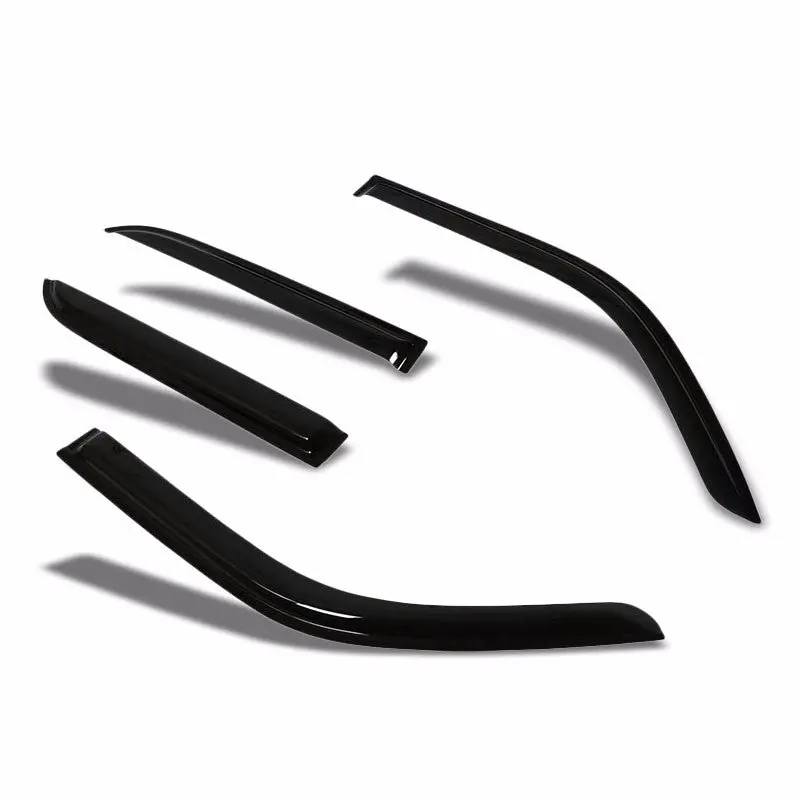 Smoke Tinted Side Window Wind/Rain Vent Deflectors Visor Guard For Toyota 96-02 R4runner 4 Door 1