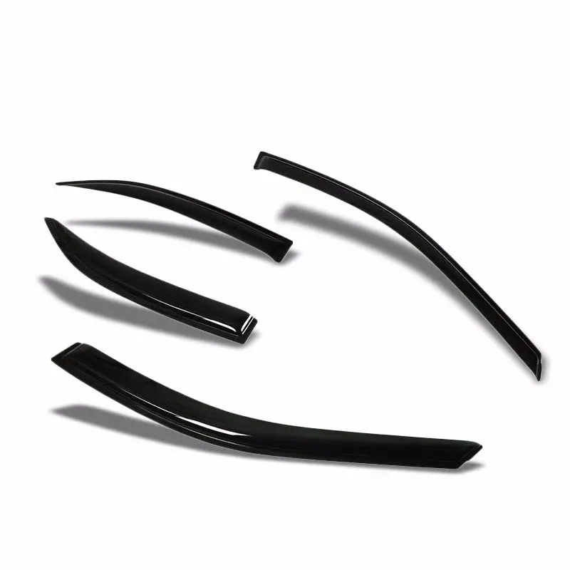 Smoke Tinted Side Window Wind/Rain Vent Deflectors Visors Guard For Toyota 02-06 Camry 1