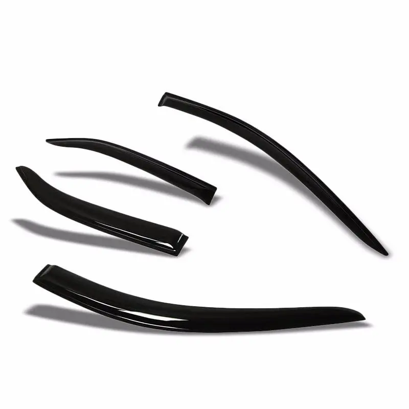 Smoke Tinted Side Window Wind/Rain Vent Deflectors Visor Guard For Toyota 07-11 Camry 4 Door 1