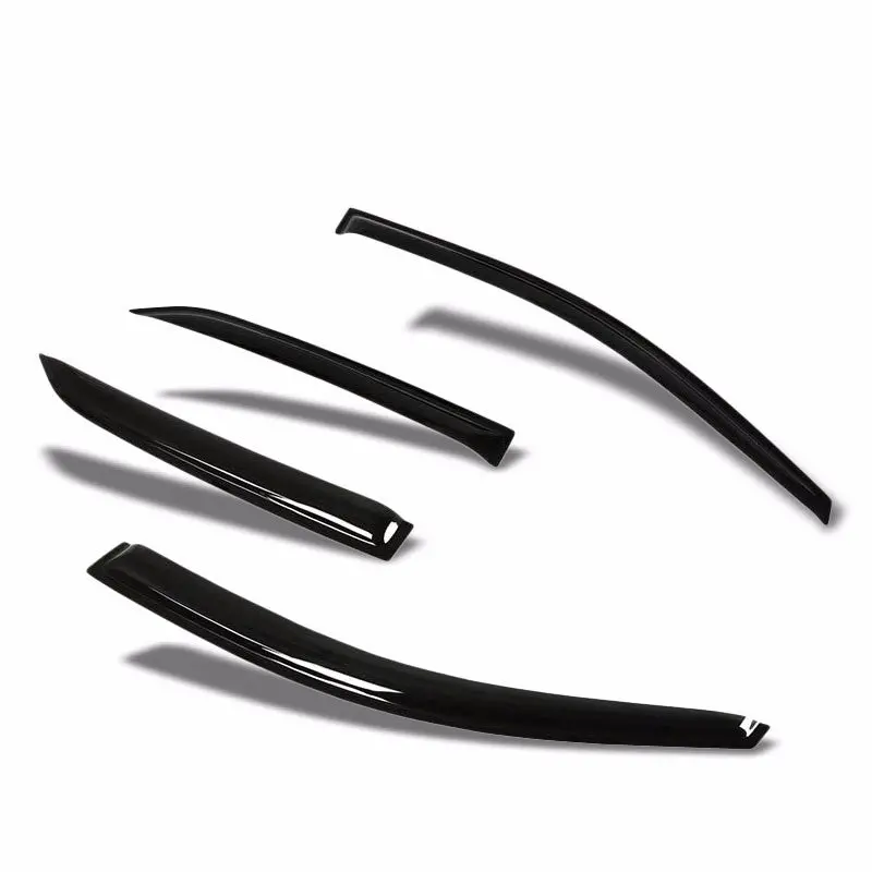 Smoke Tinted Side Window Wind/Rain Vent Deflectors Visors Guard For Toyota 09-13 Corolla 1