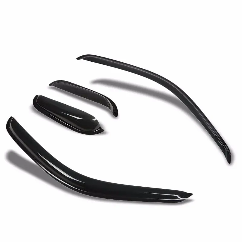 Smoke Tinted Side Window Wind/Rain Vent Deflectors Visor Guard For Toyota 95-04 Tacoma 2Dr Standard 1