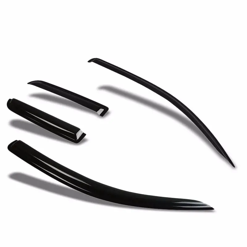 Smoke Tinted Side Window Wind/Rain Vent Deflectors Visors Guard For Toyota 07-13 Tundra 1