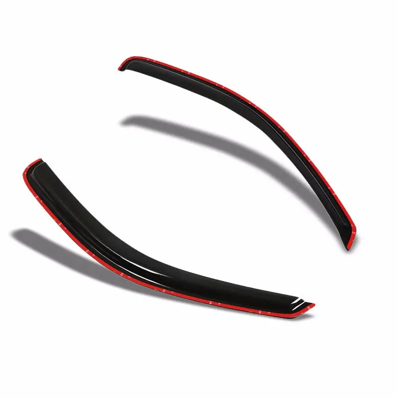 Smoke Tinted Side Window Wind/Rain Vent Deflectors Visor Guard For Dodge 97-04 Dakota 2 Door 1