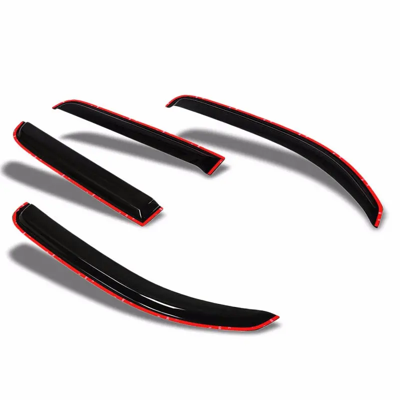 Smoke Tinted Side Window Wind/Rain Vent Deflectors Visors Guard For Chevy 06-11 Hhr 1