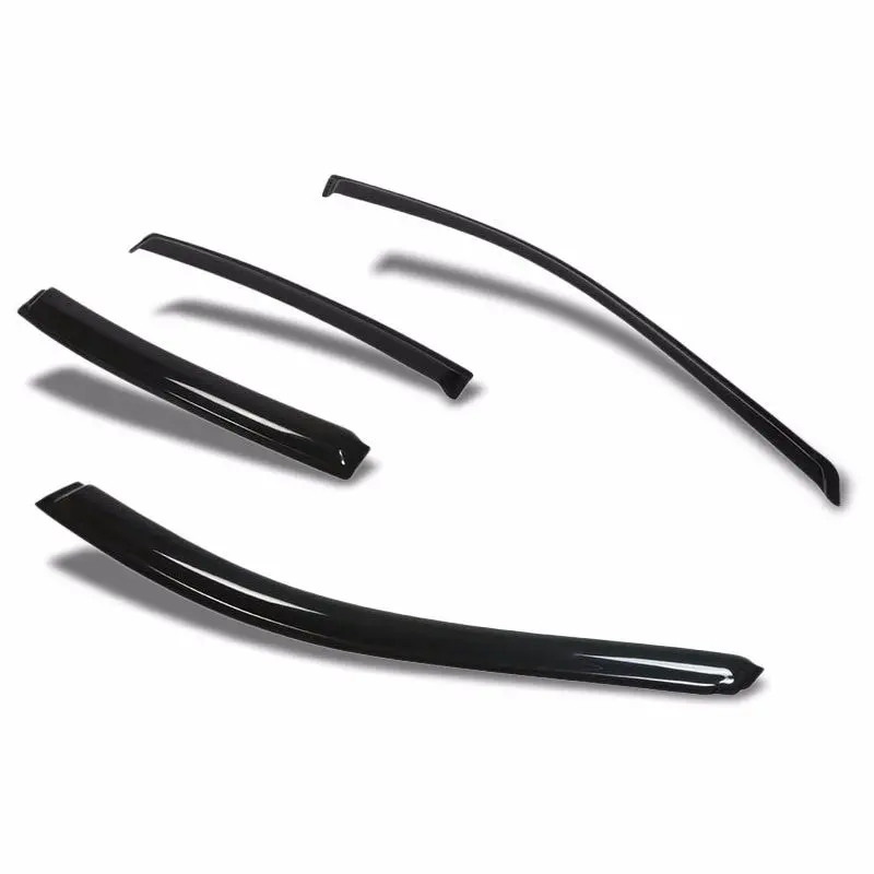Smoke Tinted Side Window Wind/Rain Vent Deflectors Visor Guard For Acura 04-09 Tl Sedan 4 Door 1