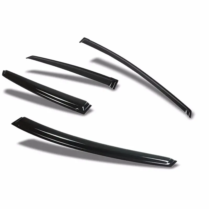 Smoke Tinted Window Wind/Rain Deflectors Visors Guard For 10-15 Prius/Prius C/Plug-In Xw30 1