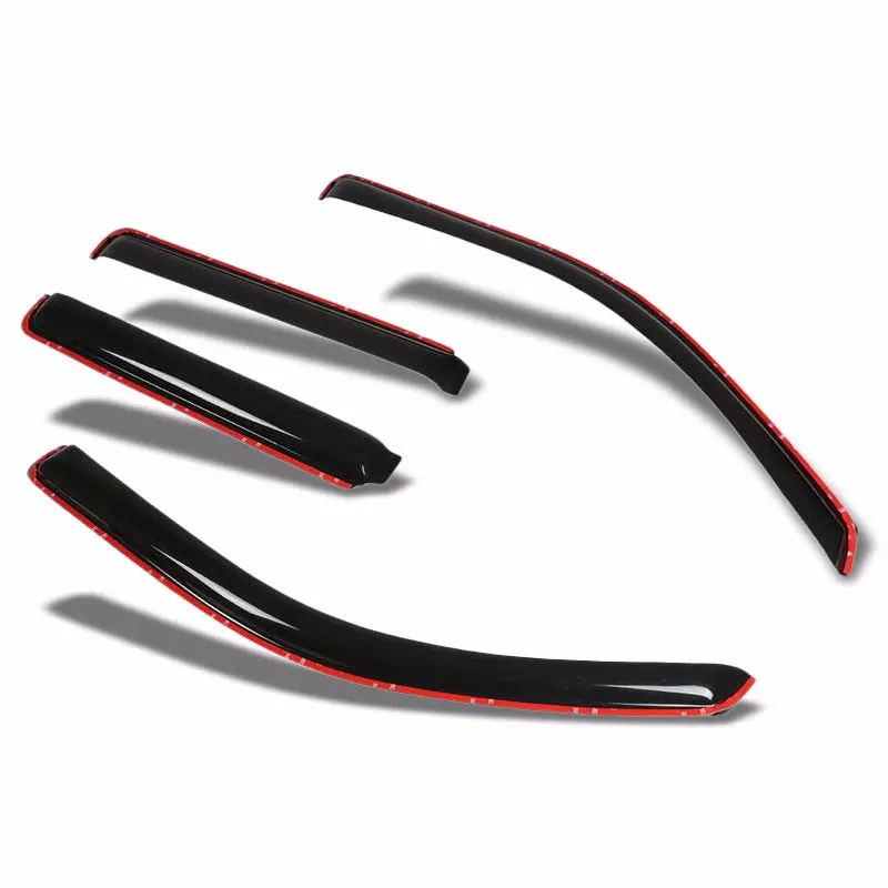 Smoke Tinted Side Window Wind/Rain Vent Visors Guard For 02-06 Trailblazer Ext 1
