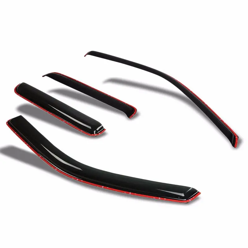 Smoke Tinted Side Window Wind/Rain Vent Deflectors Visor Guard For Chevy/Gmc Crew Cab 1
