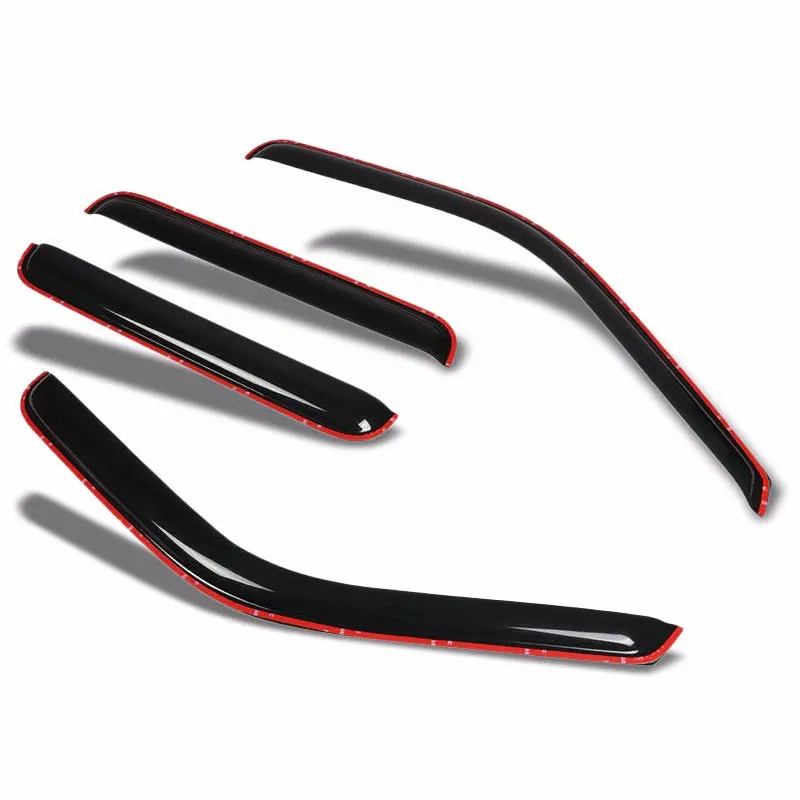 Smoke Tinted Side Window Wind/Rain Vent Deflectors Visor For Ford 99-16 F-250/F-350/F-450/F-550 Sd 1