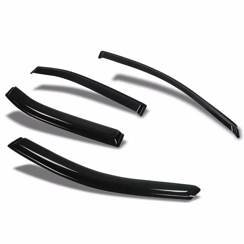 Tinted Side Window Wind/Rain Vent Deflectors Visors Guard For 06-12 Ford Fusion/ Lincoln Mkz 1