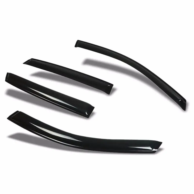Smoke Tinted Side Window Wind/Rain Vent Deflectors Visor Guard For Ford 08-11 Focus 1