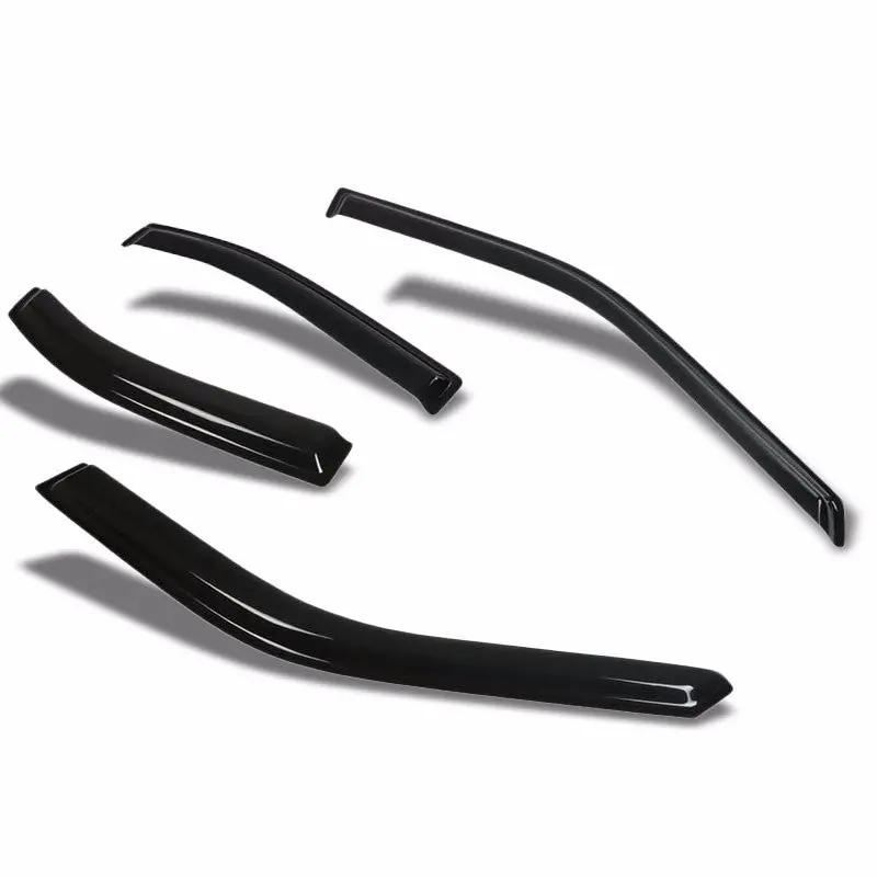 Smoke Tinted Side Window Wind/Rain Vent Deflectors Visor Guard For Nissan 00-06 Sentra 1
