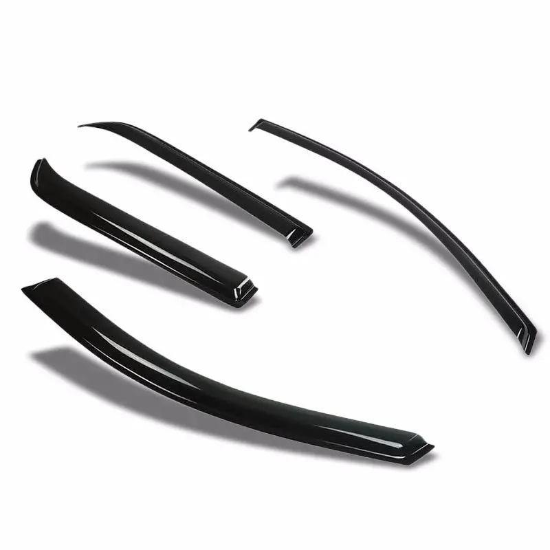 Smoke Tinted Side Window Wind/Rain Vent Deflectors Visors Guard For Gmc 07-13 Acadia 4-Doors 3.6L 1