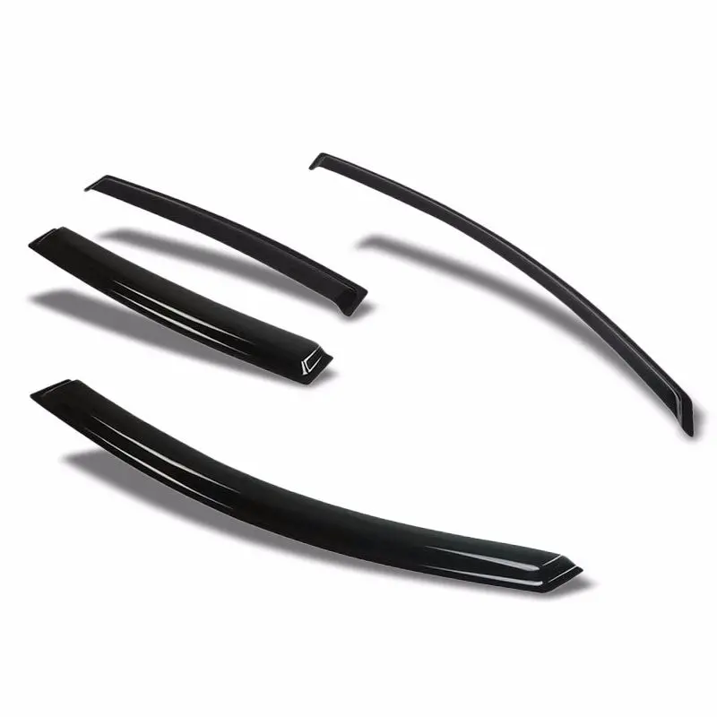 Smoke Tinted Side Window Wind/Rain Vent Deflectors Visor Guard For Volkswagen 06-08 Passat 1