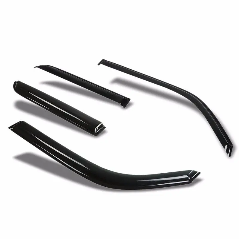 Smoke Tinted Side Window Wind/Rain Vent Deflectors Visor Guard For Toyota 10-13 4Runner 1