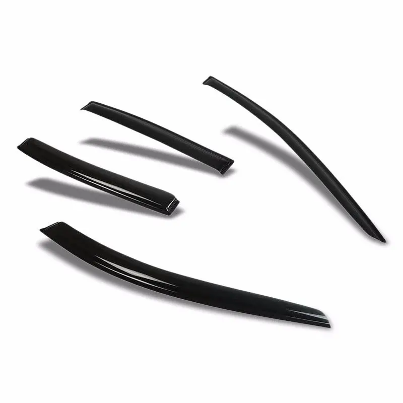 Smoke Tinted Side Window Wind/Rain Vent Deflectors Visor Guard For Chevy 08-12 Malibu 1