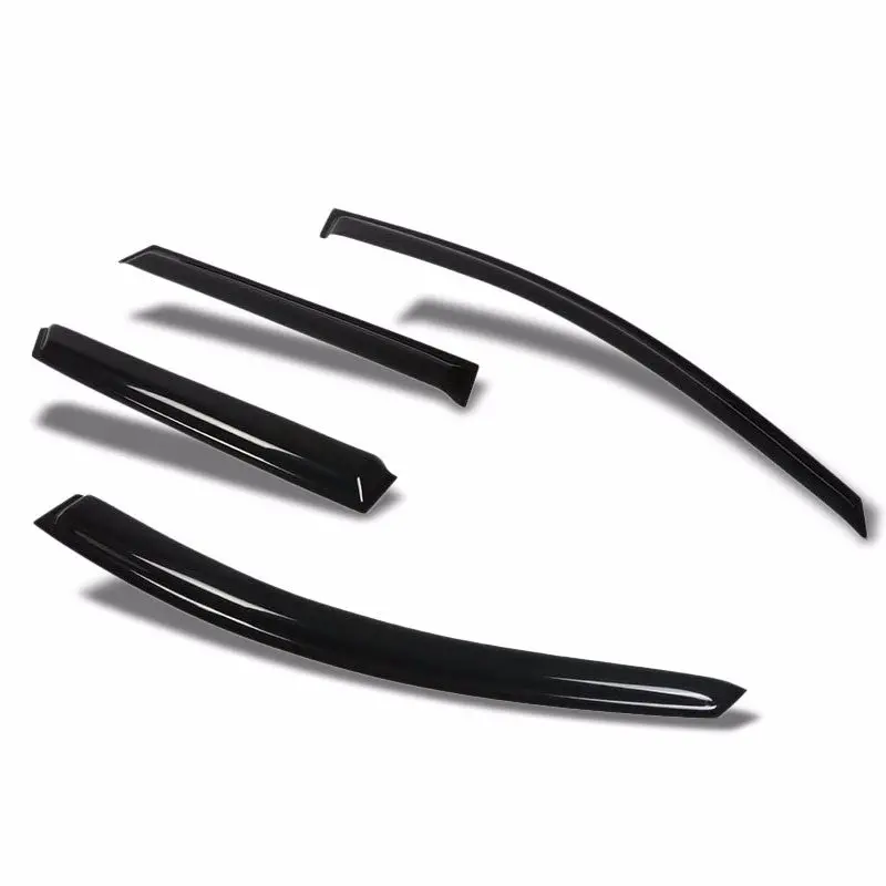 Smoke Tinted Side Window Wind/Rain Vent Deflectors Visor Guard For Mazda 10-13 Mazda3 1