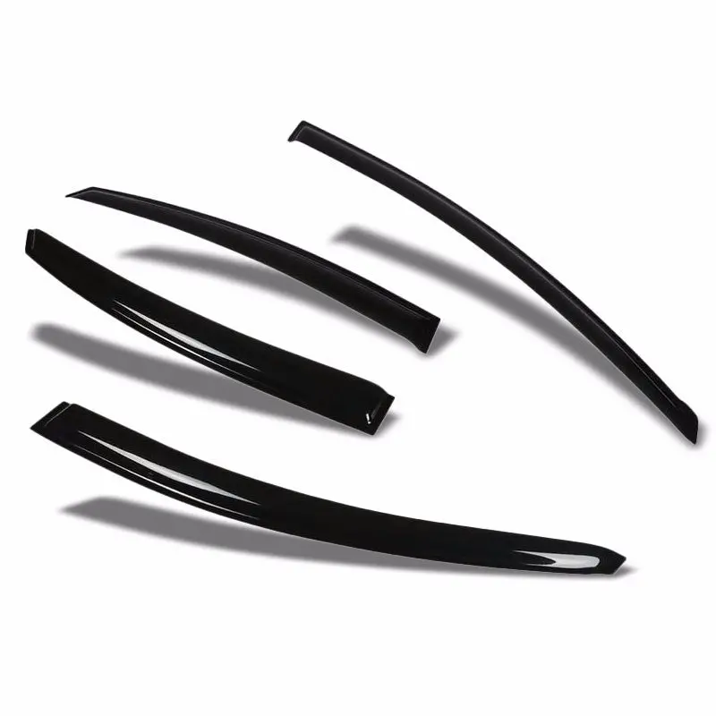Smoke Tinted Side Window Wind/Rain Vent Deflectors Visor Guard For 11-15 Sonata 1