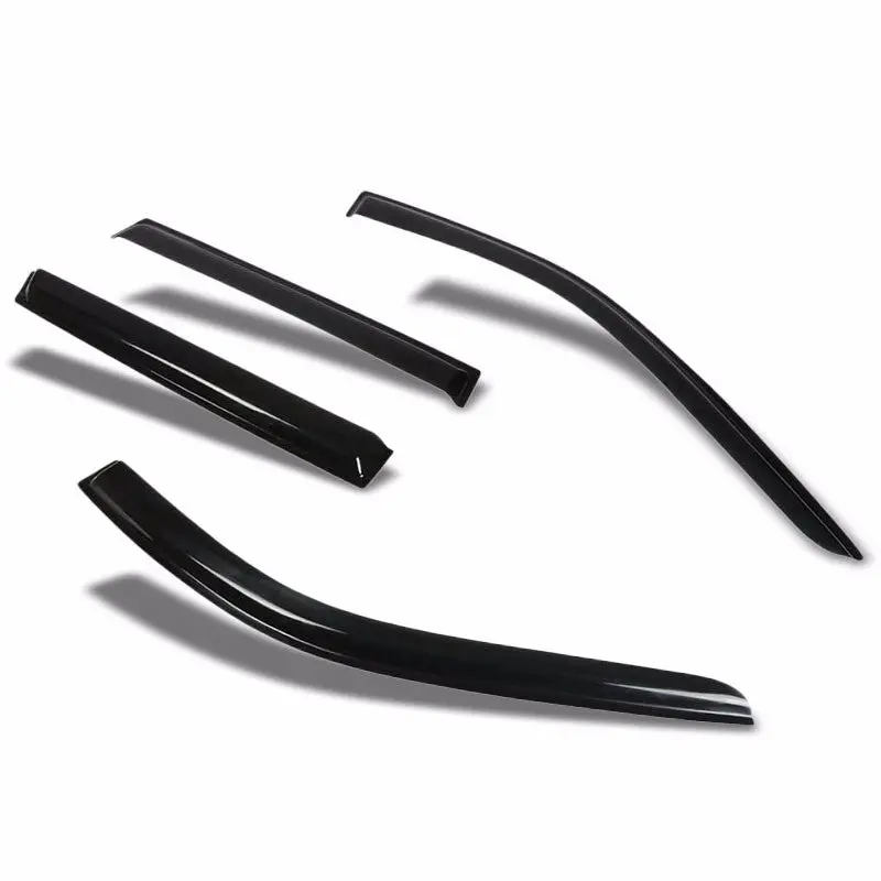 Smoke Tinted Side Window Wind/Rain Vent Deflectors Visor Guard For Jeep 11-13 Grand Cherokee 1