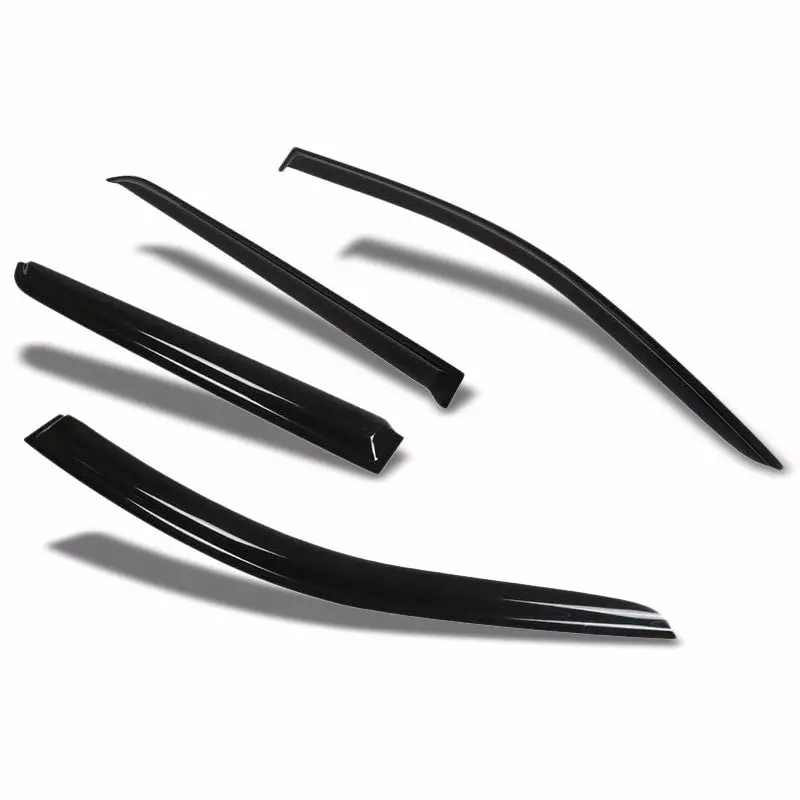 Smoke Tinted Side Window Wind/Rain Vent Deflectors Visor Guard For Dodge 09-13 Journey 1