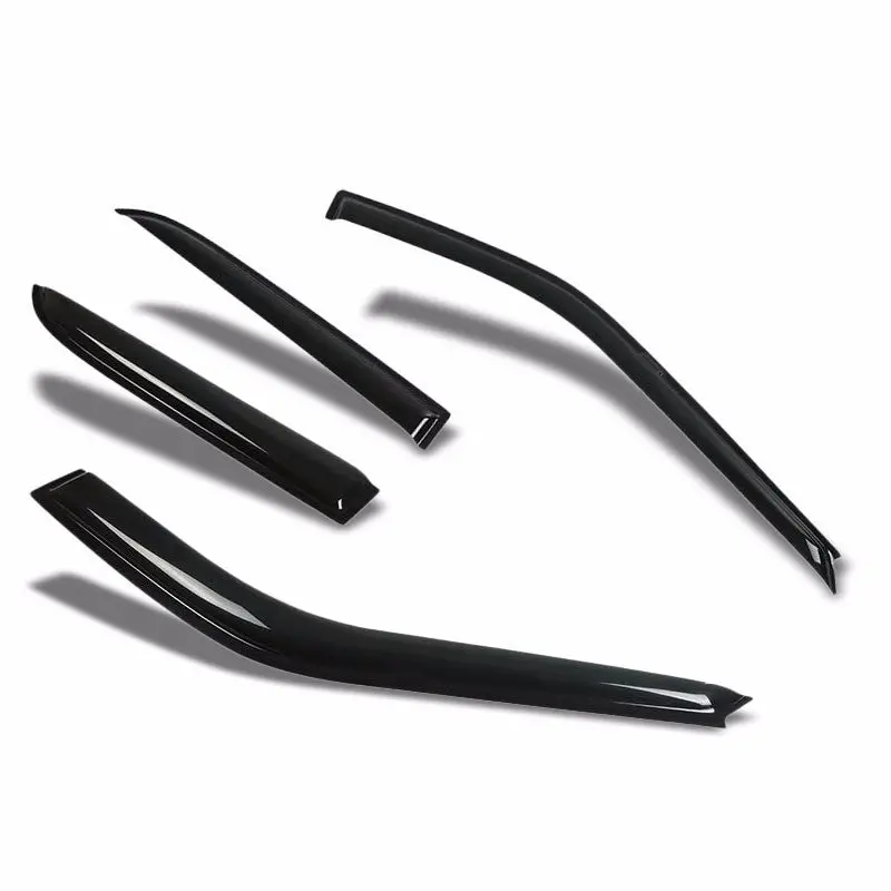 Smoke Tinted Side Window Wind/Rain Vent Deflectors Visor Guard For 90-93 Accord Sedan/Wagon 1
