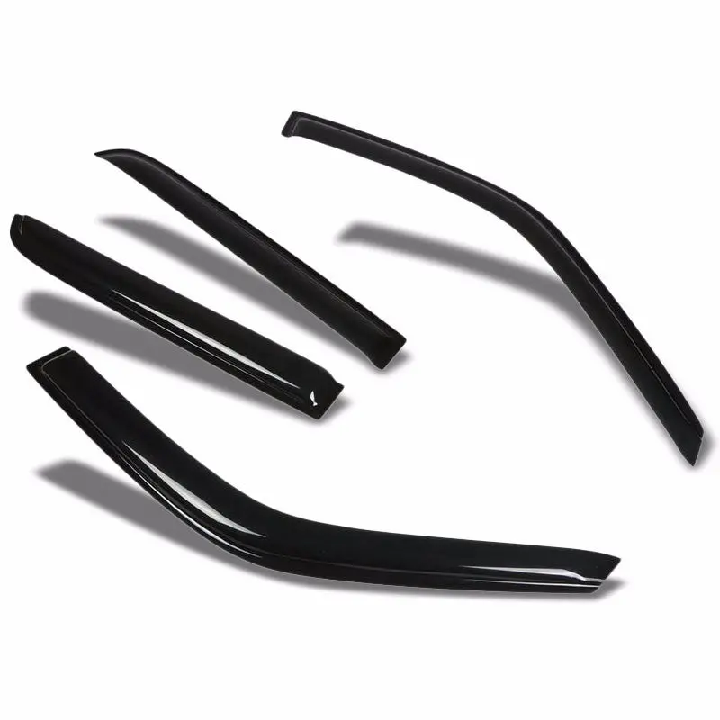 Smoke Tinted Side Window Wind/Rain Vent Deflectors Visor Guard For Honda 97-01 Cr-V 4 Door 1