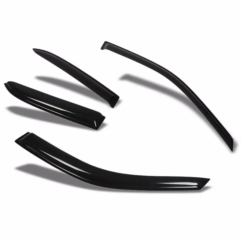 Smoke Tinted Side Window Rain Deflectors Visors Guard For Mazda 99-03 Protege Bj 1