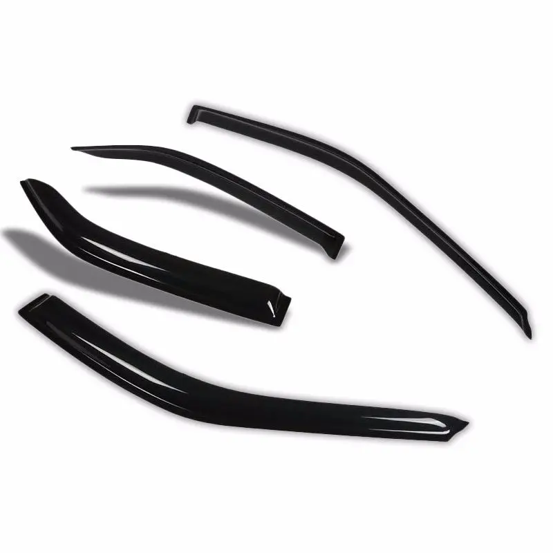 Smoke Tinted Side Window Wind/Rain Vent Deflectors Visors Guard For 97-01 Mirage 1