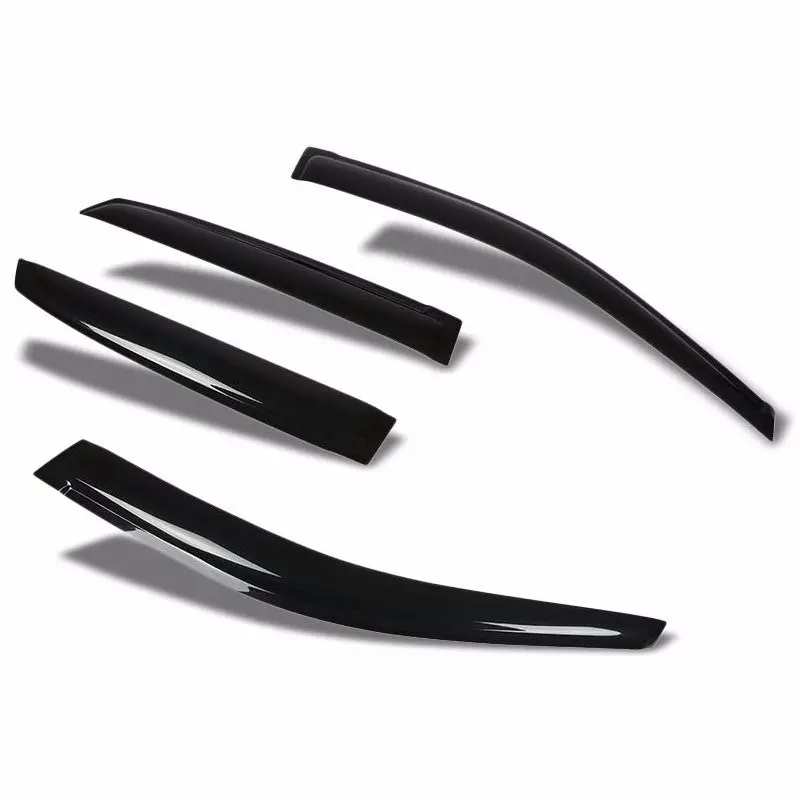 Smoke Tinted Side Window Wind/Rain Vent Deflectors Visor Guard For 04-06 Rx330 1