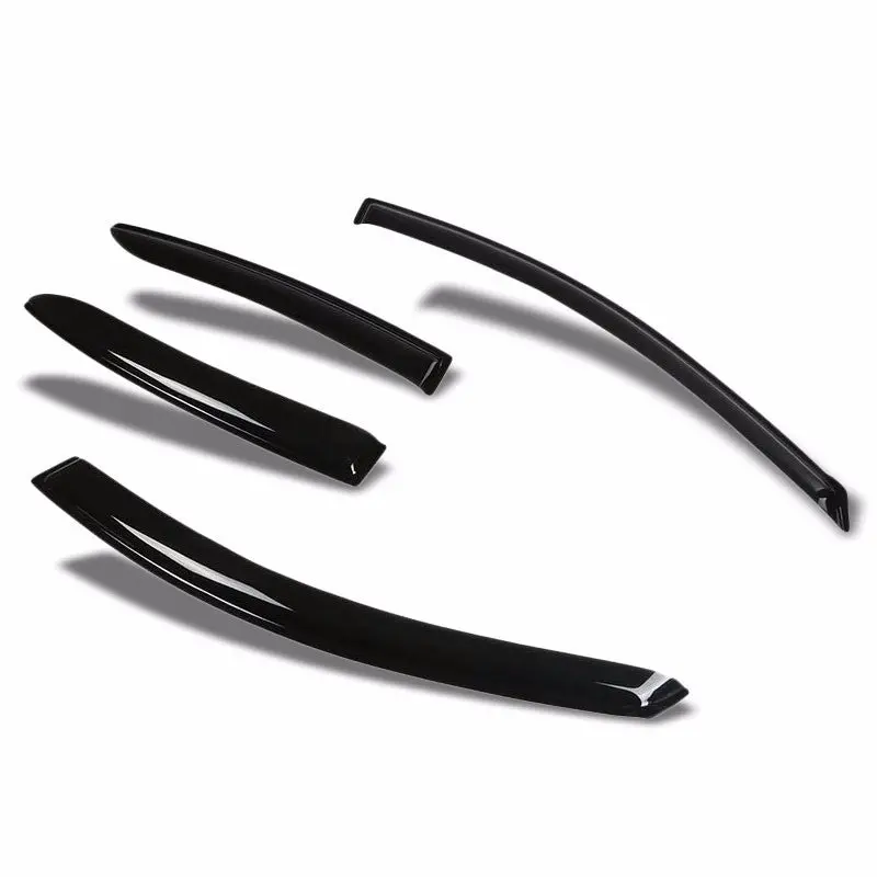 Smoke Tinted Side Window Wind/Rain Vent Deflectors Visor Guard For 10-13 Mazda 3 1