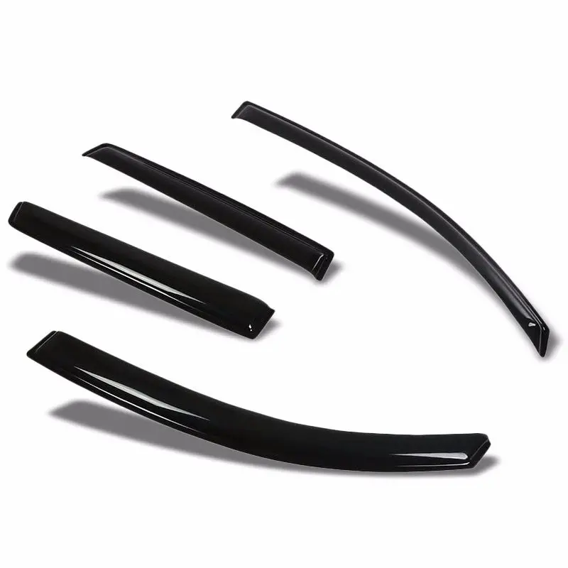 Smoke Tinted Side Window Wind/Rain Vent Deflectors Visors Guard For Mitsubishi 05-11 Endeavor 3.8L 1