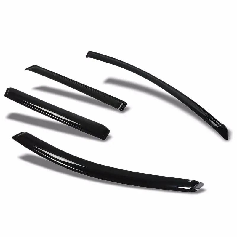 Smoke Tinted Side Window Wind/Rain Vent Deflectors Visor Guard For Nissan 08-13 Rogue /14-15 Rogue Select 1